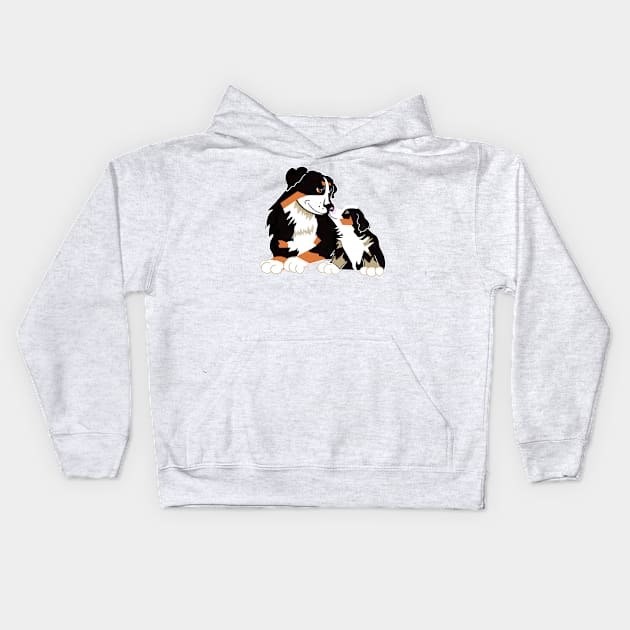 BERNER BABY BERNER Kids Hoodie by MarniD9